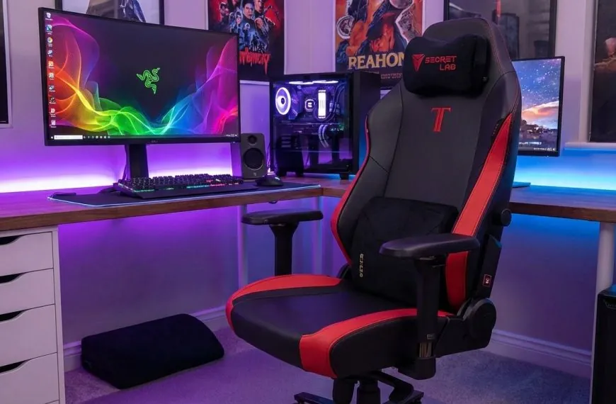 Herní křeslo jako designový prvek: Spojení futuristického stylu&hellip;