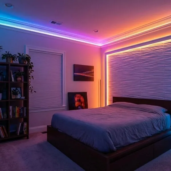 Tašky LED RGB v domě a při rekonstrukci
