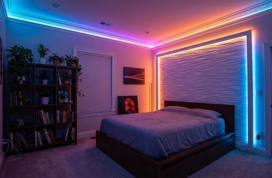 Tašky LED RGB v domě a při rekonstrukci